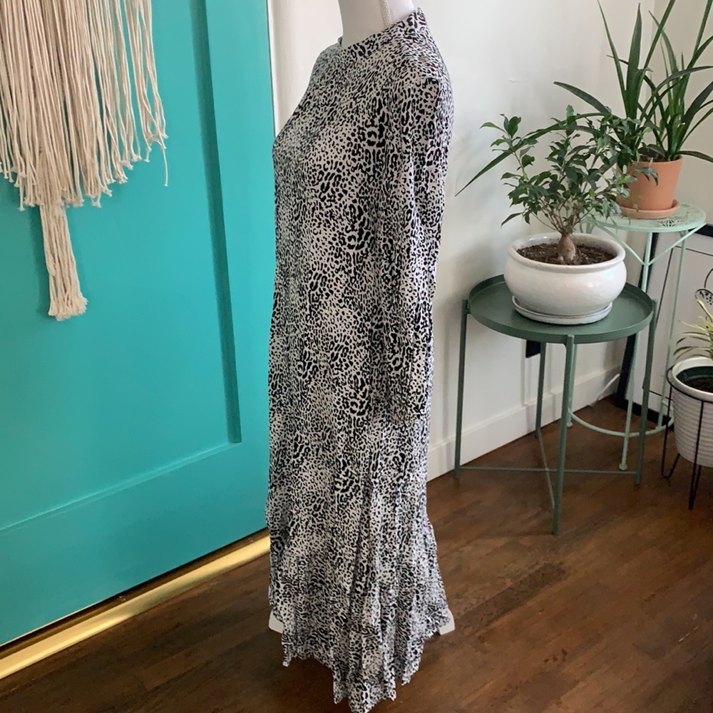 *ZARA* Zebra print long dress